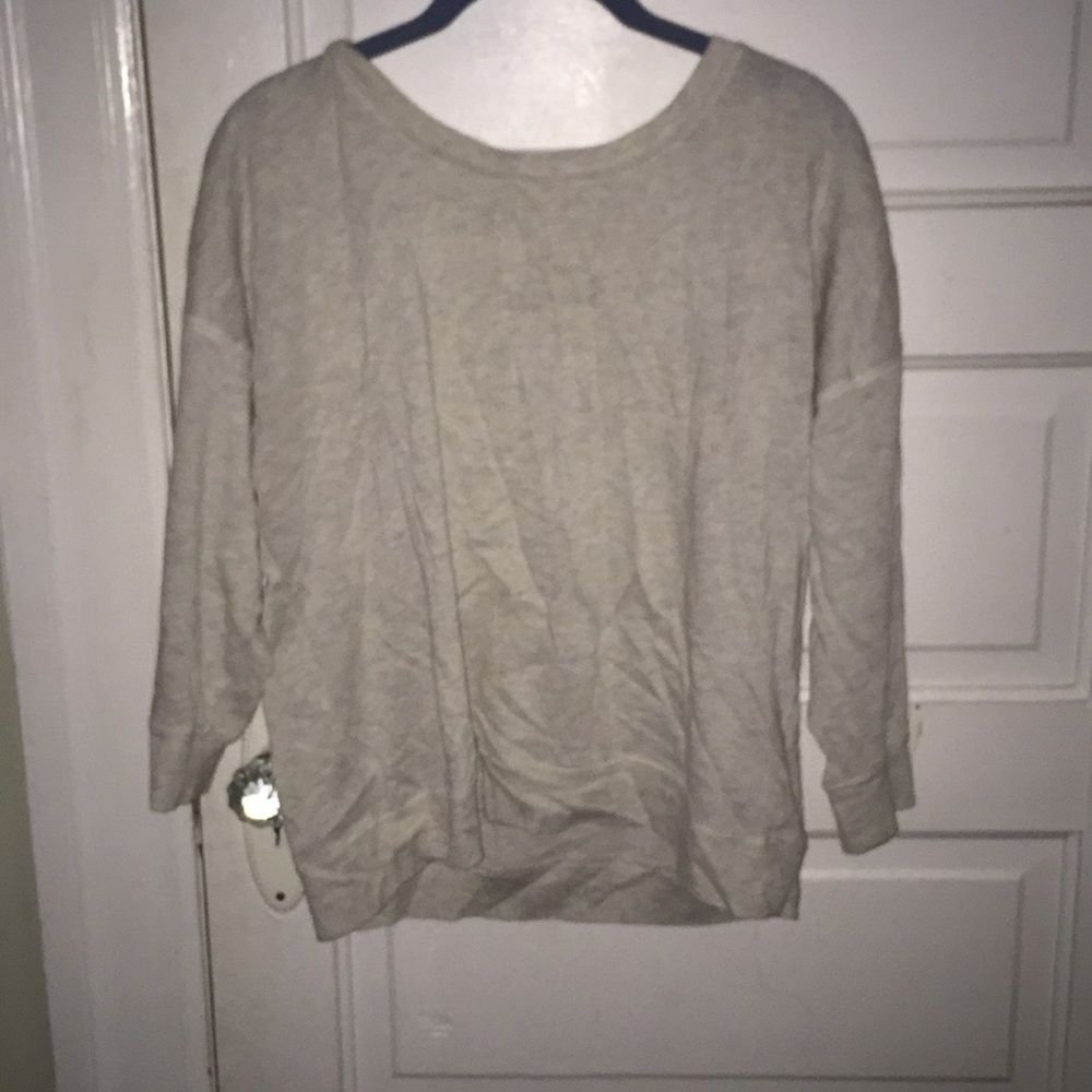 Cream pull over sweater